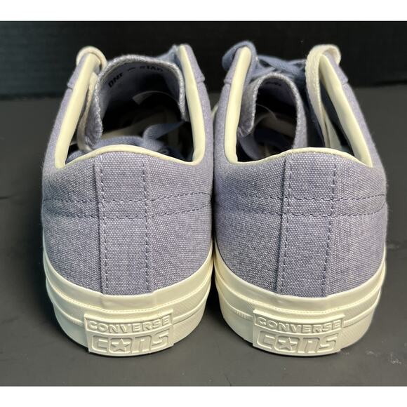 Converse One Star Men’s Blue Canvas Size 11 NEW Extra Laces - Picture 4 of 10